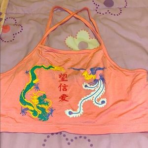 Pink Dragon tank top